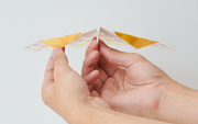 Papillon Origami Airplanes - Happy Display Style