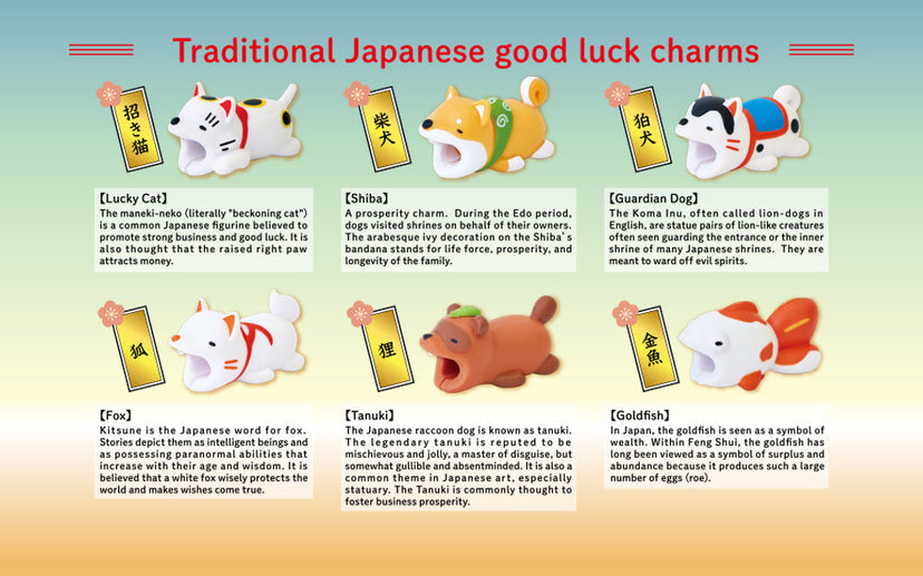 CABLE BITE JAPANESE STYLE - Happy Gift Charm